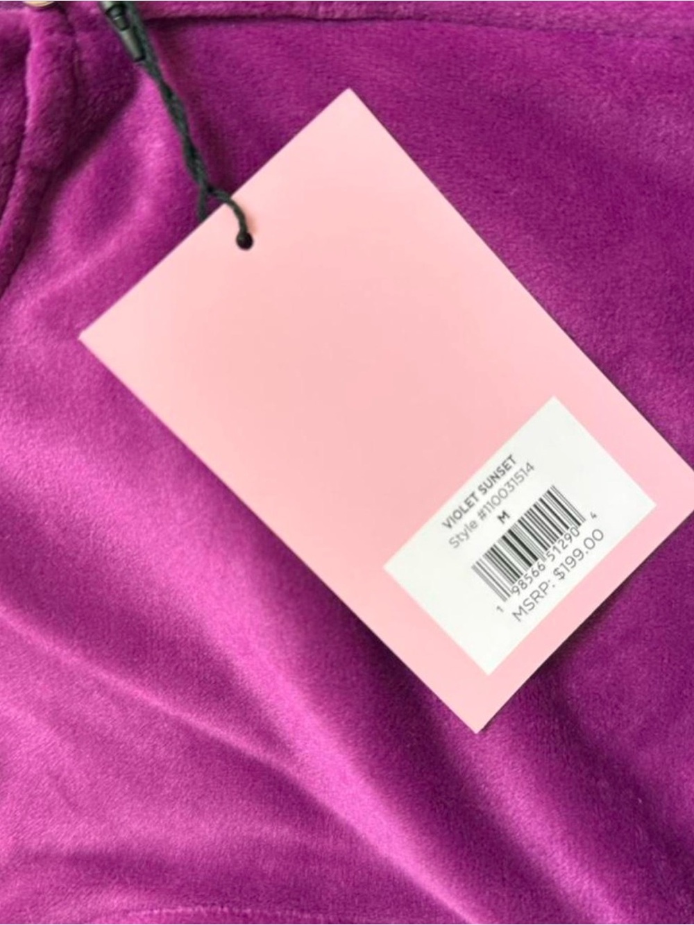 NWT Juicy Couture purple velour tracksuit - Picture 4 of 8